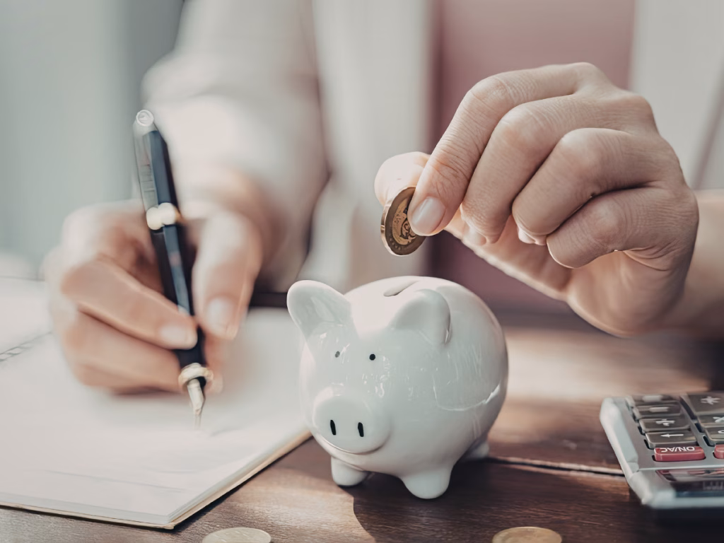 Financiële planning met spaarpot tijdens bouwdepot taxatie voor verbouwing van een woning